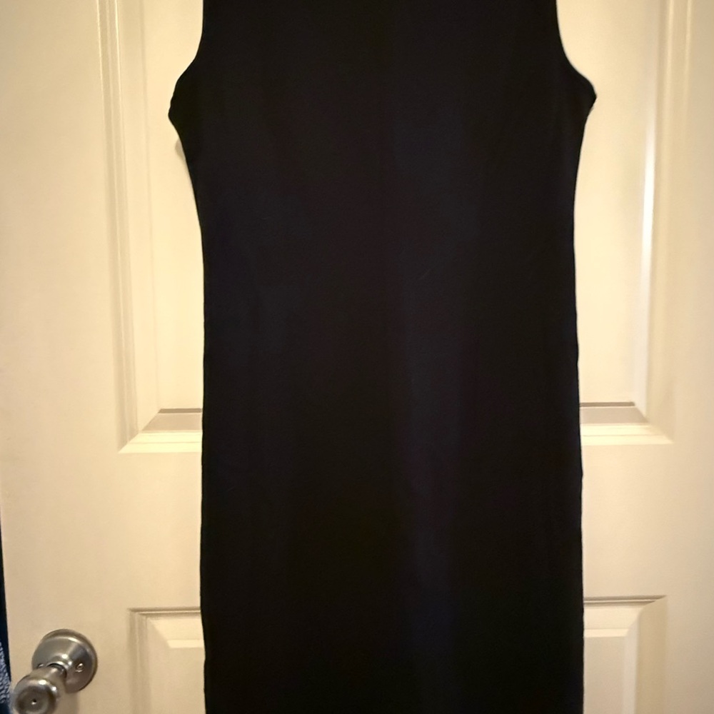 Vivienne Tam Classic Black Midi Dress